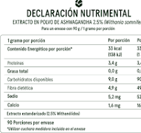 ASHWAGANDHA - RELAJANTE NATURAL